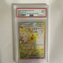 Pokemon Pikachu ex 238/191 Surging Sparks Special Illustration Holo PSA 9 - Image 1