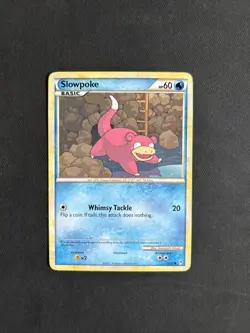 Pokemon TCG Slowpoke Call of Legends 70/95 Regular Common Non Holo 2011 Nintendo - Image 1