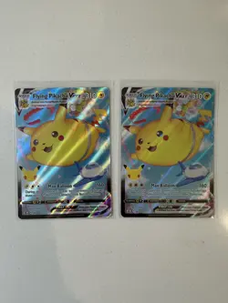 (3) Surfing & (2) Flying Pikachu VMAX Celebrations Pokemon 2021 - Image 3