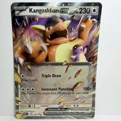 Kangaskhan EX 115/165 Pokemon SV: Scarlet & Violet 151 Double Rare Holo 2023 - Image 1