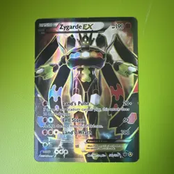 Pokemon Zygarde EX Full Art Rare Holo XY 54/124 190 HP Land Pulse - Image 1