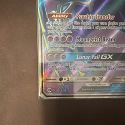Pokemon TCG Lunala GX 141/149 SM Base Set Full Art Ultra Rare Holo 250HP - Image 3