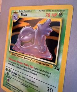 Muk 13/62 Holo Rare Fossil Pokemon TCG Unlimited WOTC 1999 LP - Image 5