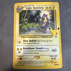 Light Toxtricity SWSH137 Black Star Promos JUMBO Celebrations Holo Pokemon - Image 1