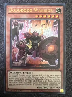 Yugioh Dodododo Warrior DUAD-EN004 Ultra Rare 1st Edition NM - Image 1