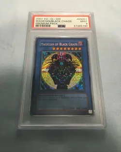 Yugioh Magician Of Black Chaos & Black Magic Ritual PP01 Secret Rare PSA 9 Mint - Image 3
