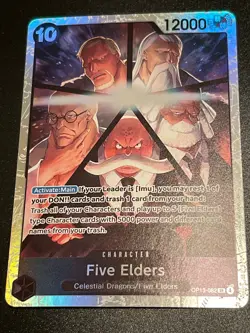 Five Elders OP13-082 SR One Piece TCG English-NM 🔥 - Image 1