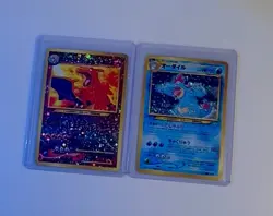 Super Rare Japanese Pokemon Cards, Promo, Charizard, Feraligatr, HOLO, Original - Image 1