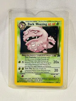 Dark Weezing - 14/82 - Pokemon Team Rocket Unlimited Holo Swirl💫Card WOTC Mint - Image 3