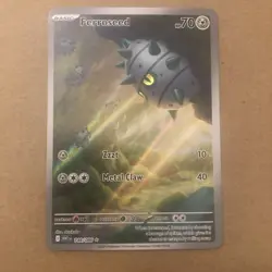 Pokemon Ferroseed 148/086 WHT White Flare Illustration Rare Pokemon Card TCG NM - Image 1
