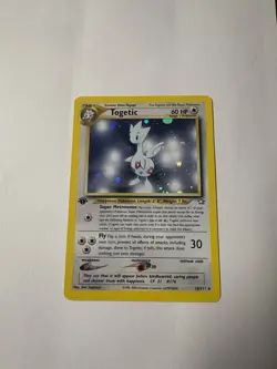 Pokemon TCG Togetic Neo Genesis 16 Holo 1st Edition Holo Rare Card - Image 2