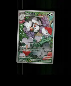 FAN-ART READ DESCRIPTION BELOW HOLO MAUSHOLD Card MAUSHOLD Pokemon Card p2 - Image 1
