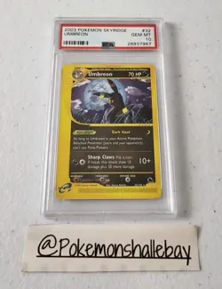 Umbreon 32/144 - Skyridge Set *PSA 10 - GEM MINT* Non Holo Rare Pokemon Card - Image 1
