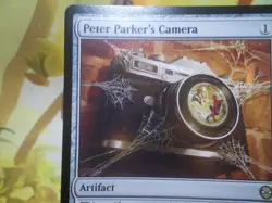 Peter Parker's Camera rare magic the gathering spider-man trading card singles - Image 3