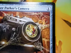 Peter Parker's Camera rare magic the gathering spider-man trading card singles - Image 4