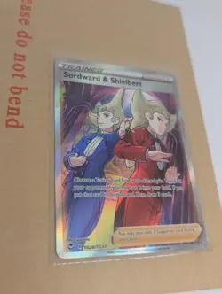 Sordward & Shielbert TG28/TG30 Silver Tempest Trainer Gallery Pokemon Card - Image 3