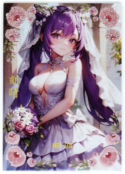 ❤KEQING - Goddess Story Waifu Card DIARY OF LOVE Waifu Doujin HP-04 Anime Card - Image 1