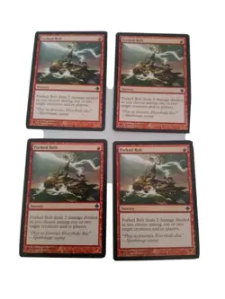 Magic the gathering Card. Forked Bolt. playset. Rise of the Eldrazi - Image 1