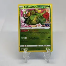 Pokemon Card TCG - Radiant Venusaur 004/078 Radiant Rare Pokemon GO - Image 1