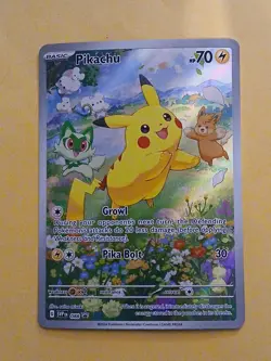 Pikachu Pokemon Scarlet & Violet SVP 088 Paldea Adventure Chest Promo Card - Image 2