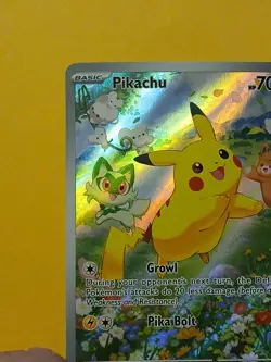 Pikachu Pokemon Scarlet & Violet SVP 088 Paldea Adventure Chest Promo Card - Image 5