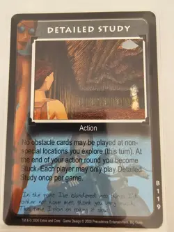 Tomb Raider CCG B119 - Detailed Study - Big Guns Rare Card - Image 1