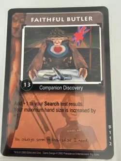 Tomb Raider CCG B112 - Faithful Butler - Big Guns Rare Card - Image 1