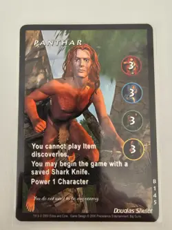 Tomb Raider CCG B145 - Panthar - Big Guns Rare Card - Image 1