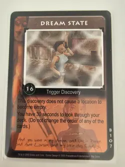 Tomb Raider CCG B107 - Dream State - Big Guns Rare Card - Image 1