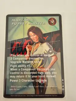 Tomb Raider CCG B140 - Marianis, Puppet Master - Big Guns Rare Card - Image 1