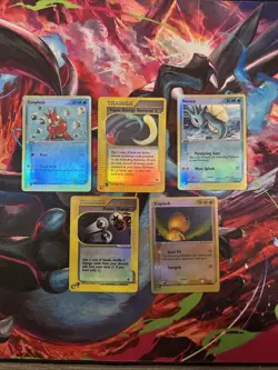 Pokemon E-Reader Reverse Holo Card Lot Of 5 - Image 1