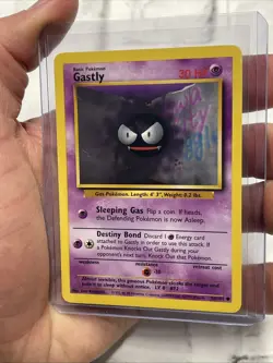Pokemon Gastly 50/102 BS Base Set Unlimited Vintage Nintendo NM/MT Pokemon Card - Image 2