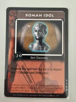 Tomb Raider CCG S168 - Roman Idol - Slippery When Wet Rare Card - Image 1
