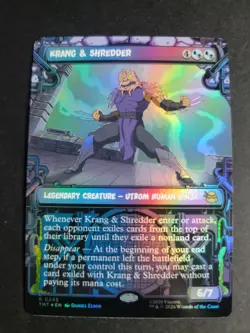 Krang & Shredder (Showcase Foil) Rare MTG Ninja Turtles - Image 1