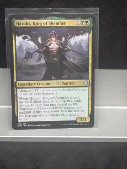 Harald, King of Skemfar X1 LP Kaldheim MTG - Image 1
