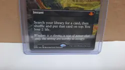 Vampiric Tutor (Borderless Alternate Art) [Dominaria Remastered] Magic MTG - Image 2