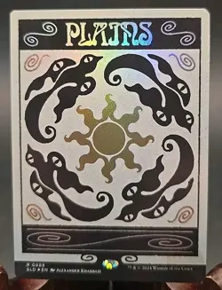 Plains (0888) (Rainbow Foil) Secret Lair: Prints Charming MTG Foil Near Mint - Image 1