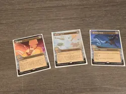 MTG Avatar: TLA (Showcase) Sol Ring, Arcane Signet & Swiftfoot Boots NM Mint - Image 2