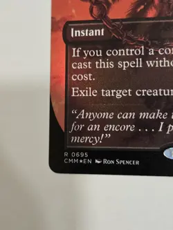 1x MTG Deadly Rollick (Borderless) - Commander Masters (CMM) #695 Foil - Image 5