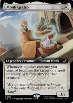 Monk Gyatso Extended Art - Avatar: Eternal Legal - 81 NM - Image 1