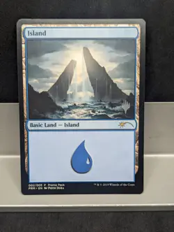Island 002/005 X1 SP Promo Pack Planeswalker Stamped MTG Magic the gathering - Image 1