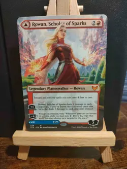 Rowan, Scholar of Sparks (Borderless) - Theros - Mythic - LP/NM (see pics) MTG - Image 1