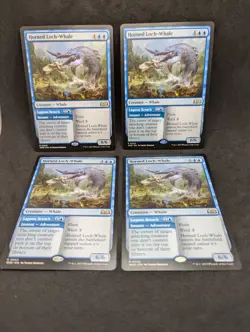 Horned Loch-Whale Lagoon Breach X4 NM Wilds of Eldraine MTG Magic The Gathering - Image 1