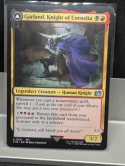 Garland, Knight of Cornelia Chaos, the Endless X1 NM Final Fantasy MTG - Image 1