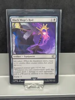 Black Mage's Rod X1 NM Final Fantasy MTG - Image 1