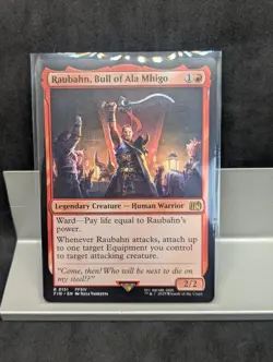 Raubahn, Bull of Ala Mhigo X1 NM Final Fantasy MTG - Image 1