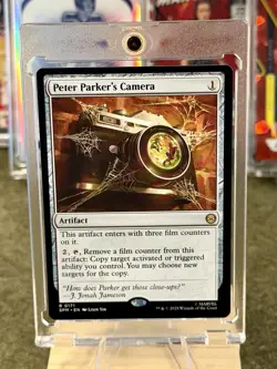 Peter Parker's Camera - RARE #171 SPM Marvel's Spider-Man Magic MTG Spiderman - Image 1