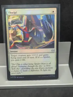 Thwip! FOIL X1 NM Marvel's Spider Man MTG - Image 1