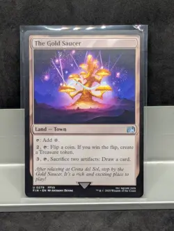 The Gold Saucer X1 NM Final Fantasy MTG - Image 1