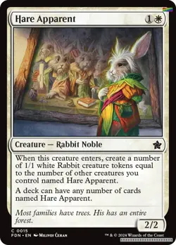 Hare Apparent [FDN - 15] - NM[Foil] - Image 1